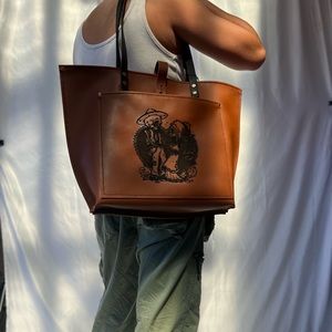 Handmade Leather Tote Bag